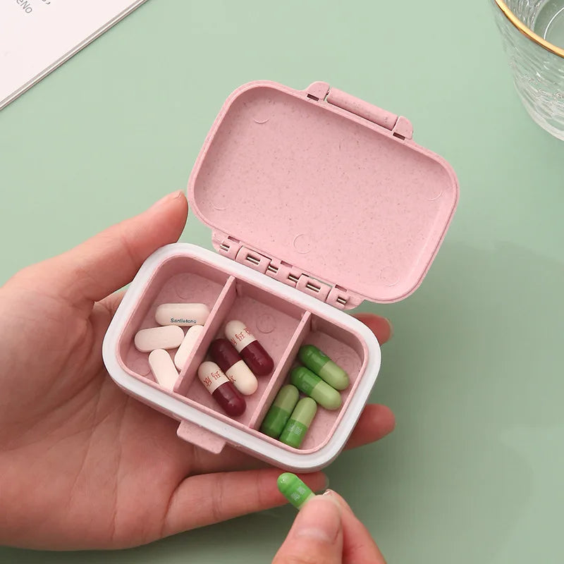 Pastillero Mini Portátil | 3 Compartimentos para Viaje y Bolso