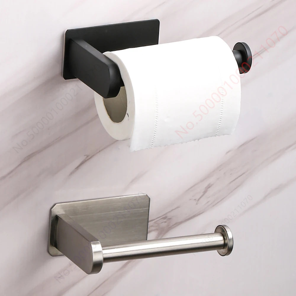 Portarrollos de Papel Sin Taladro | Acero Inoxidable Baño y Cocina