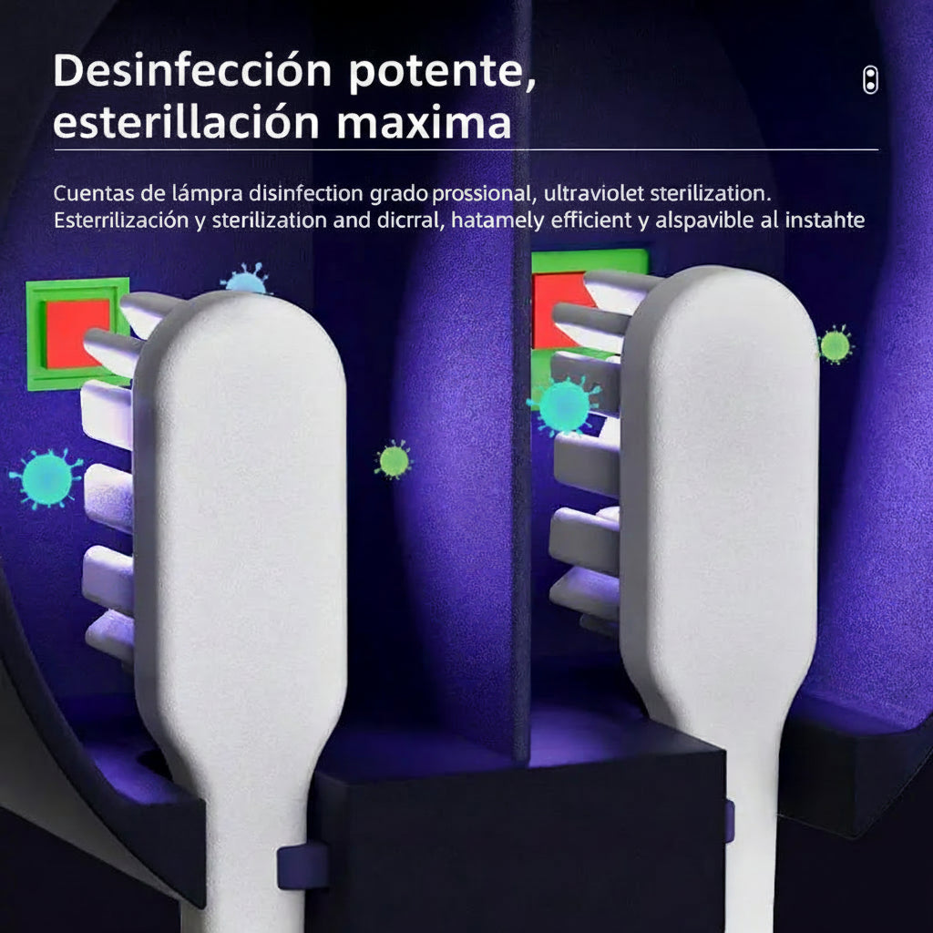 Esterilizador UV de Cepillo de Dientes Portátil | Recargable por USB