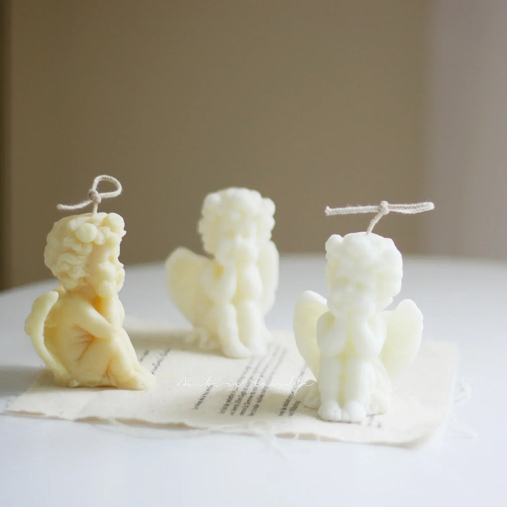 Vela Aromática Ángel Cupido | Decoración Artística para el Hogar