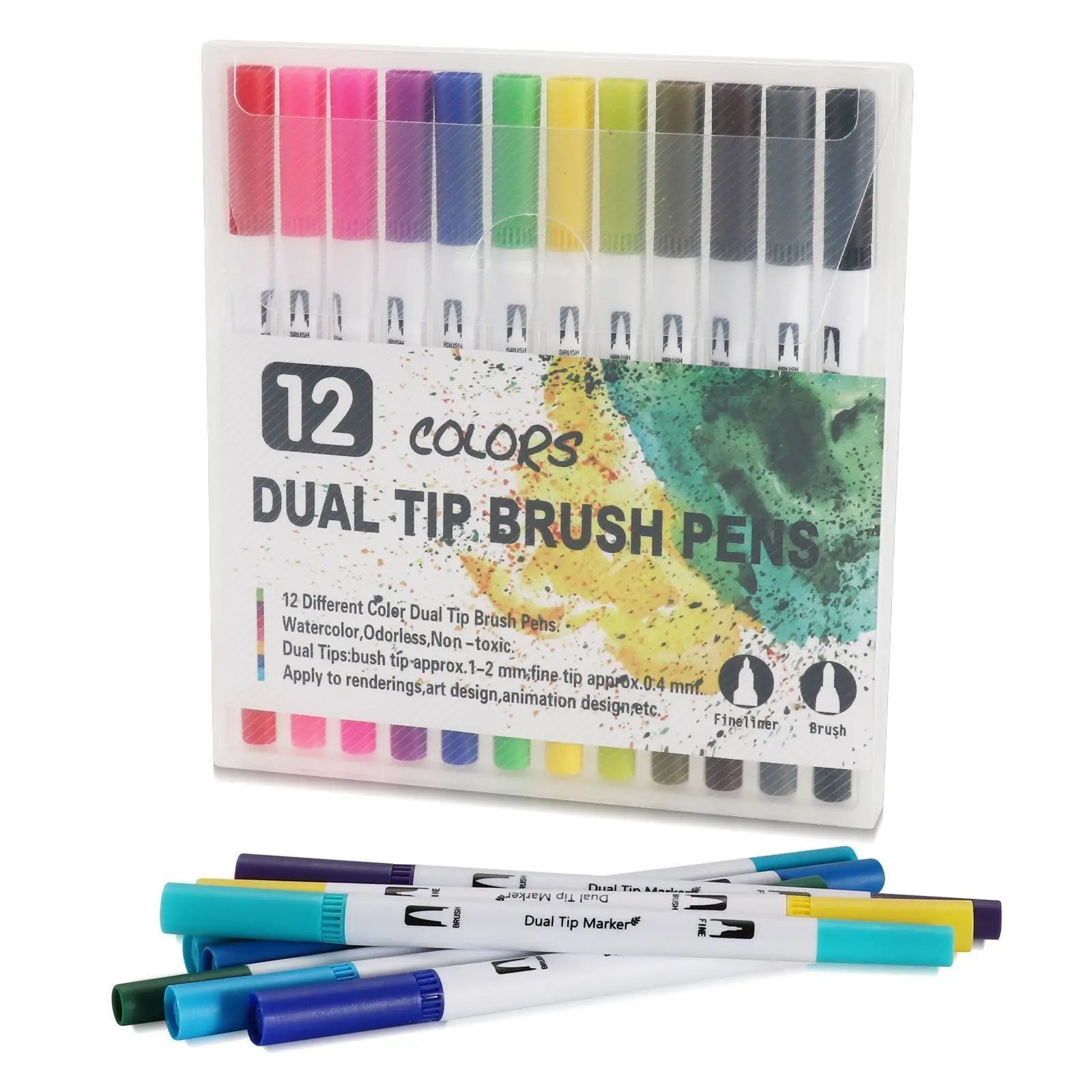 Set Rotuladores de Acuarela Doble Punta | 12 a 120 Colores