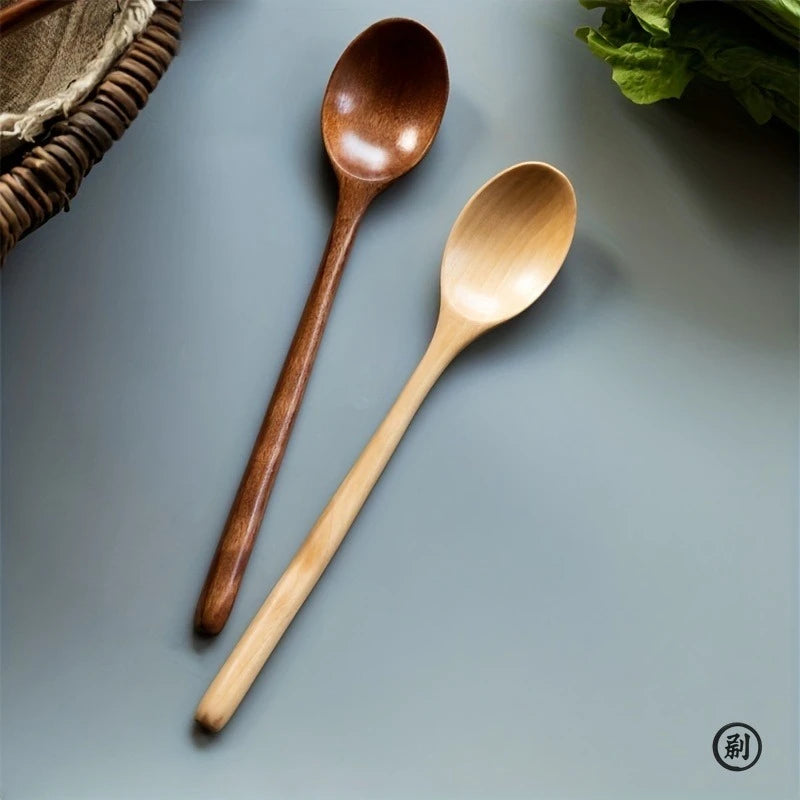 Set 4 Cucharas de Madera Estilo Coreano | Cocina Natural