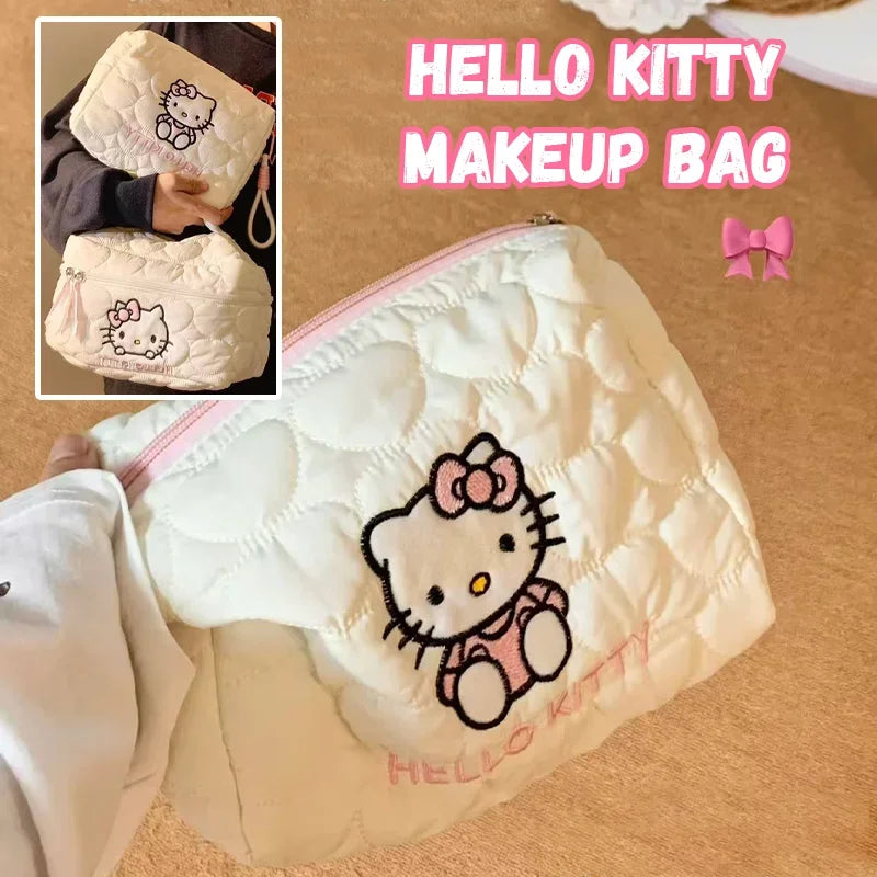 Neceser Kitty Kawaii | Bolsa Cosmética Grande para Mujer