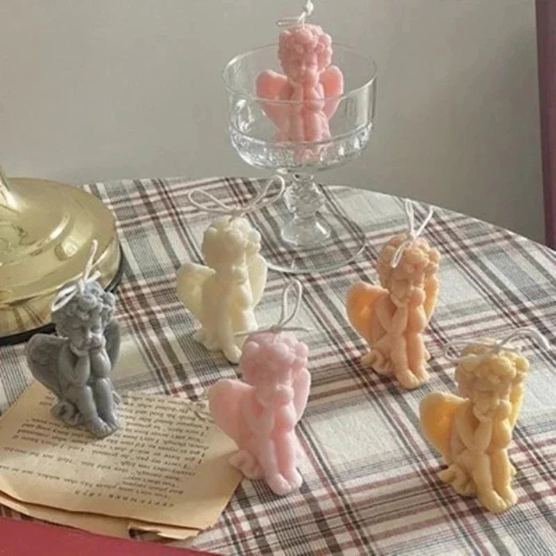 Vela Aromática Ángel Cupido | Decoración Artística para el Hogar