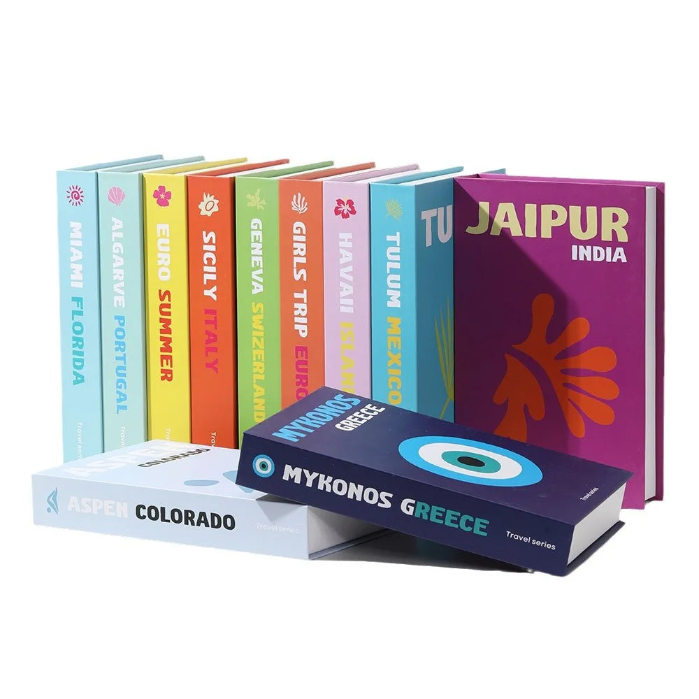 Libros Decorativos de Colores | Decoración Mesa y Estantería