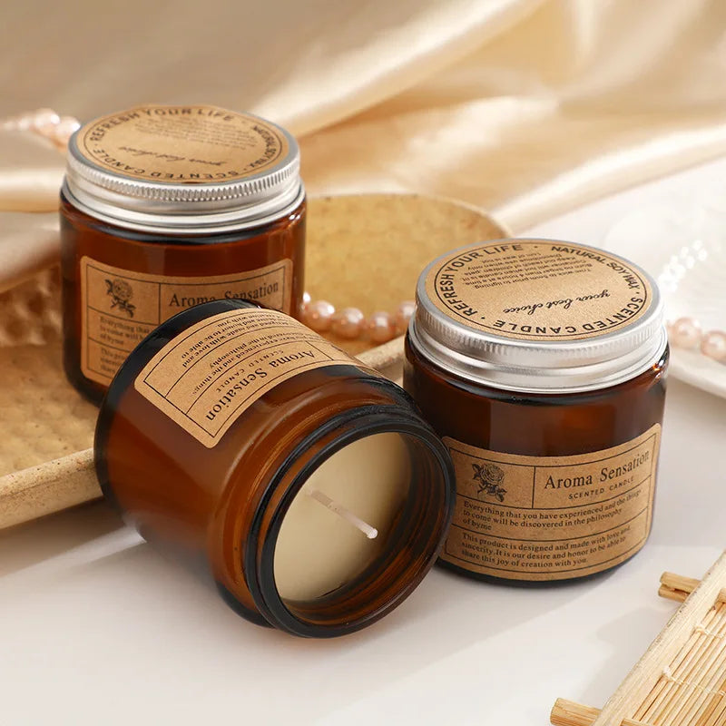 Vela Aromática de Soja en Vaso | Varios Aromas | Decoración Hogar