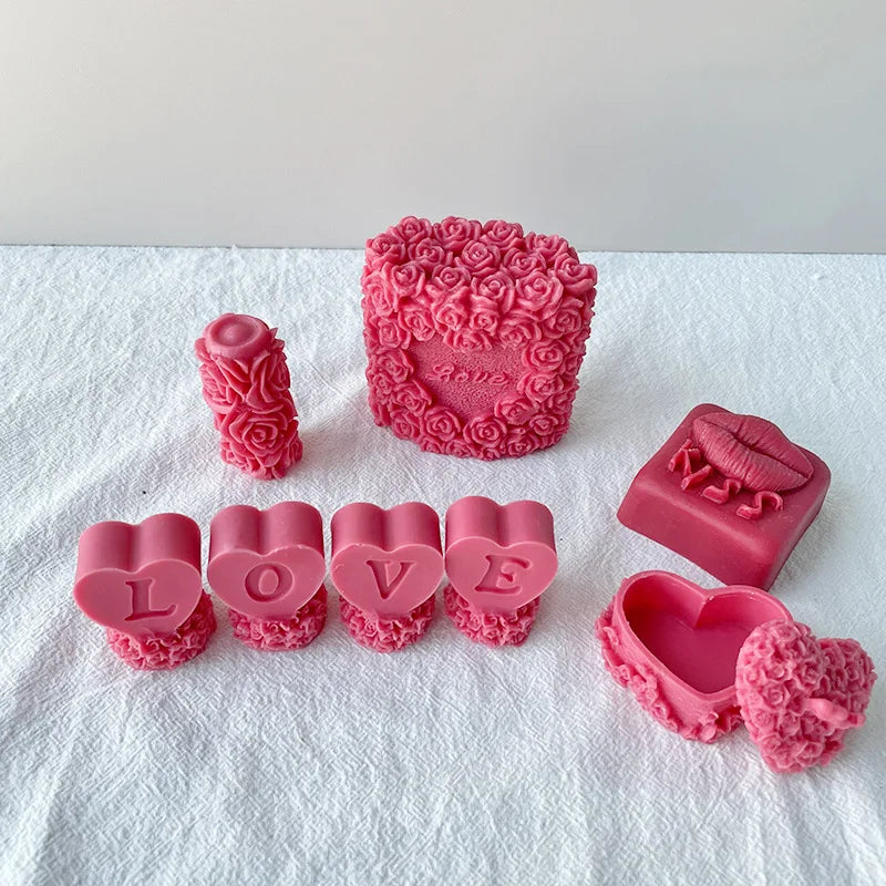 Molde de Silicona para Velas 3D | DIY San Valentín y Decoración