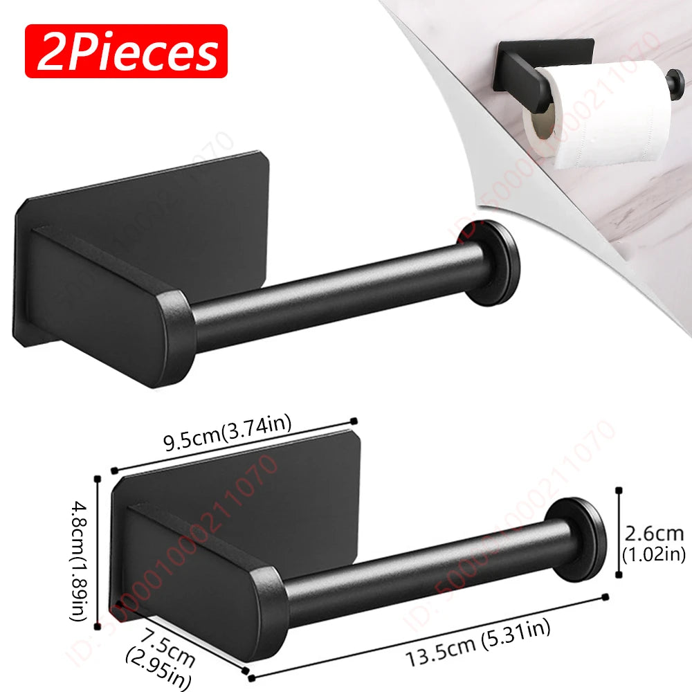 Portarrollos de Papel Sin Taladro | Acero Inoxidable Baño y Cocina