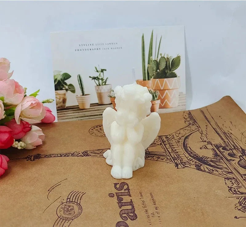 Vela Aromática Ángel Cupido | Decoración Artística para el Hogar