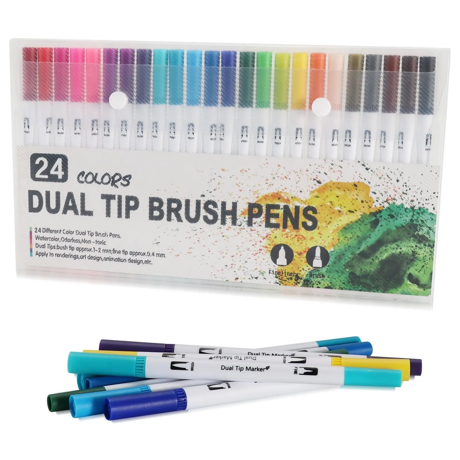 Set Rotuladores de Acuarela Doble Punta | 12 a 120 Colores
