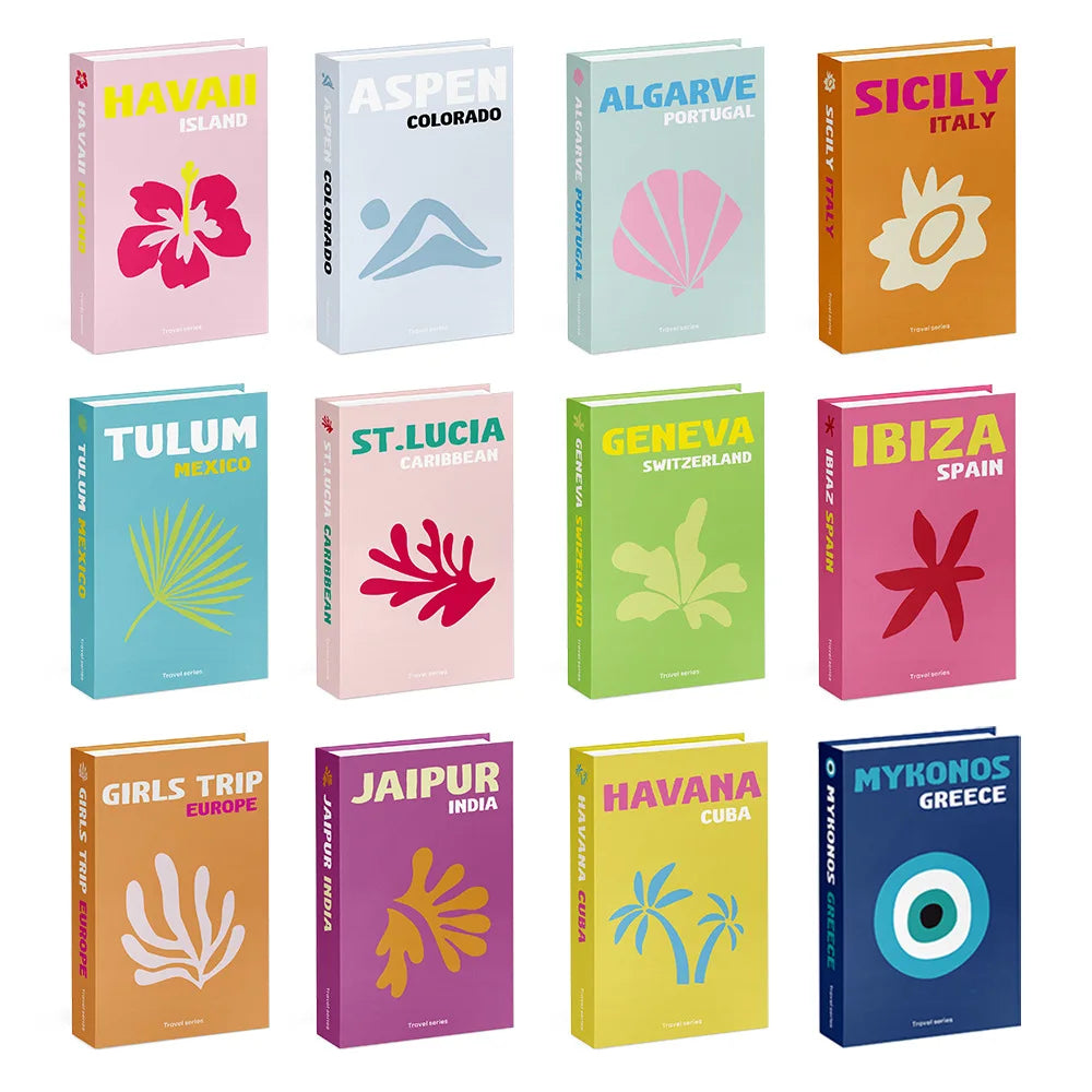Libros Decorativos de Colores | Decoración Mesa y Estantería