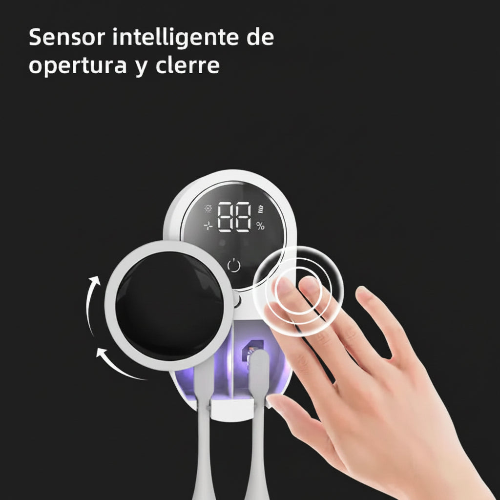 Esterilizador UV de Cepillo de Dientes Portátil | Recargable por USB