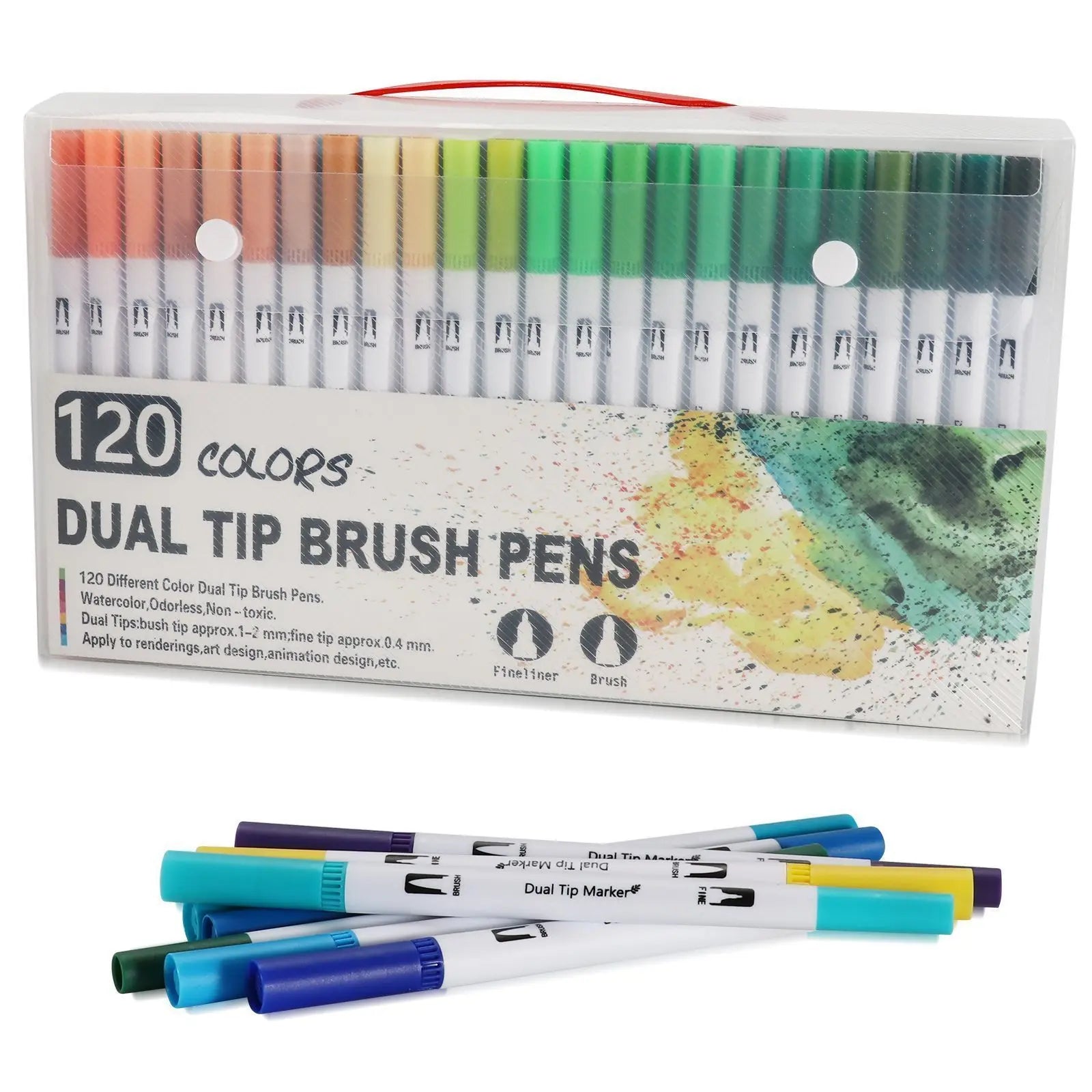 Set Rotuladores de Acuarela Doble Punta | 12 a 120 Colores