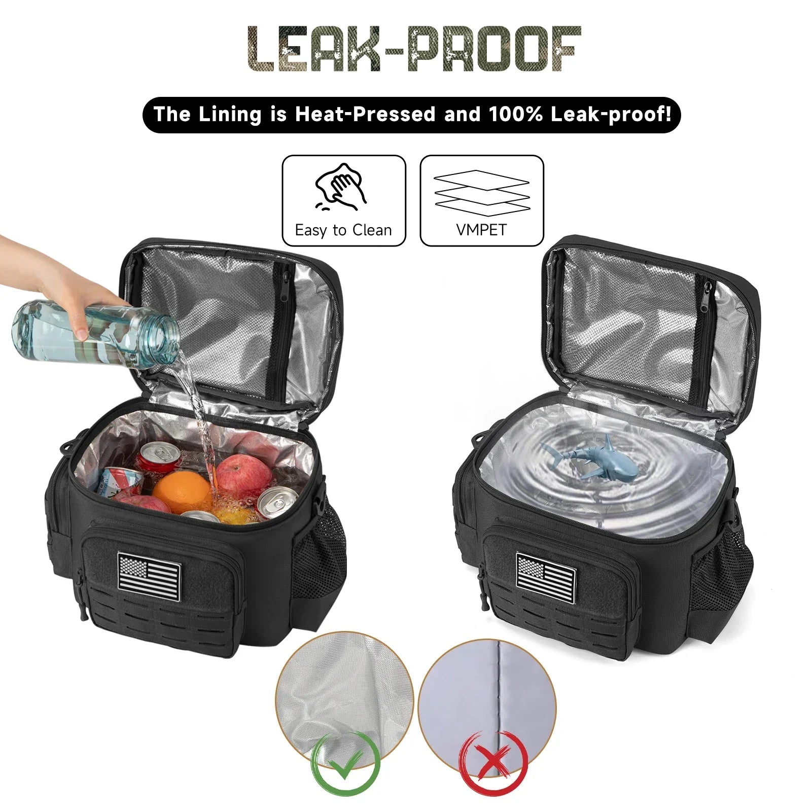 Bolsa Térmica Táctica 13L | Mochila Nevera para Camping y Picnic