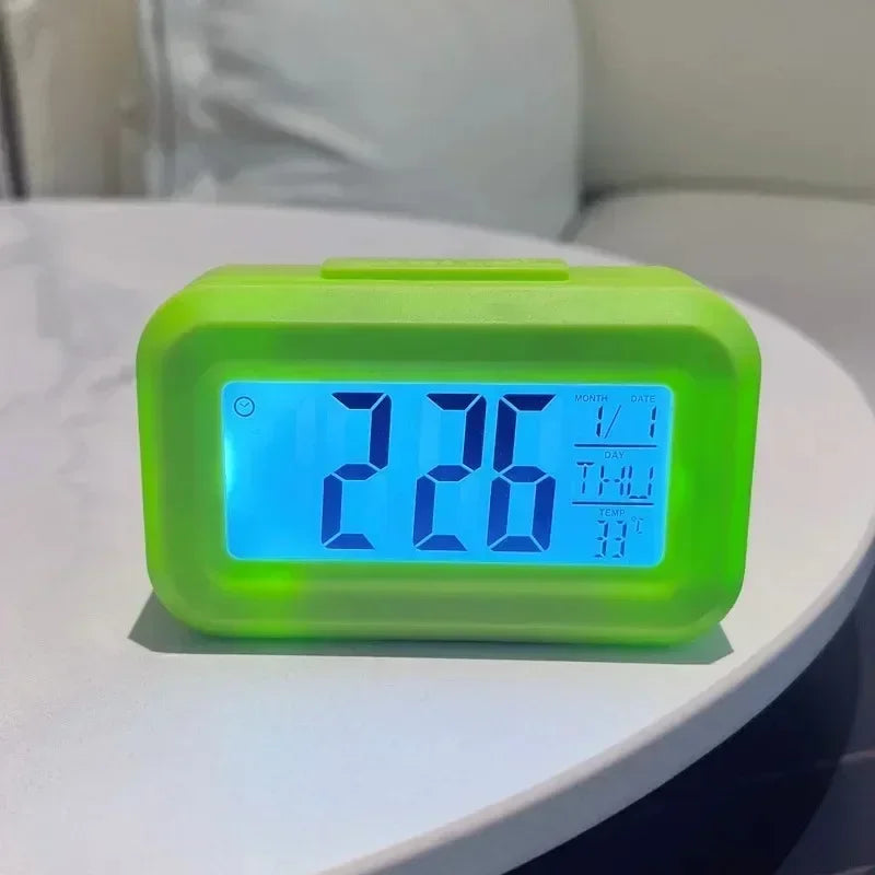 Reloj Despertador Digital LED | Calendario y Temperatura | Decoración Escritorio