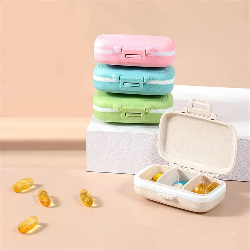 Pastillero Mini Portátil | 3 Compartimentos para Viaje y Bolso