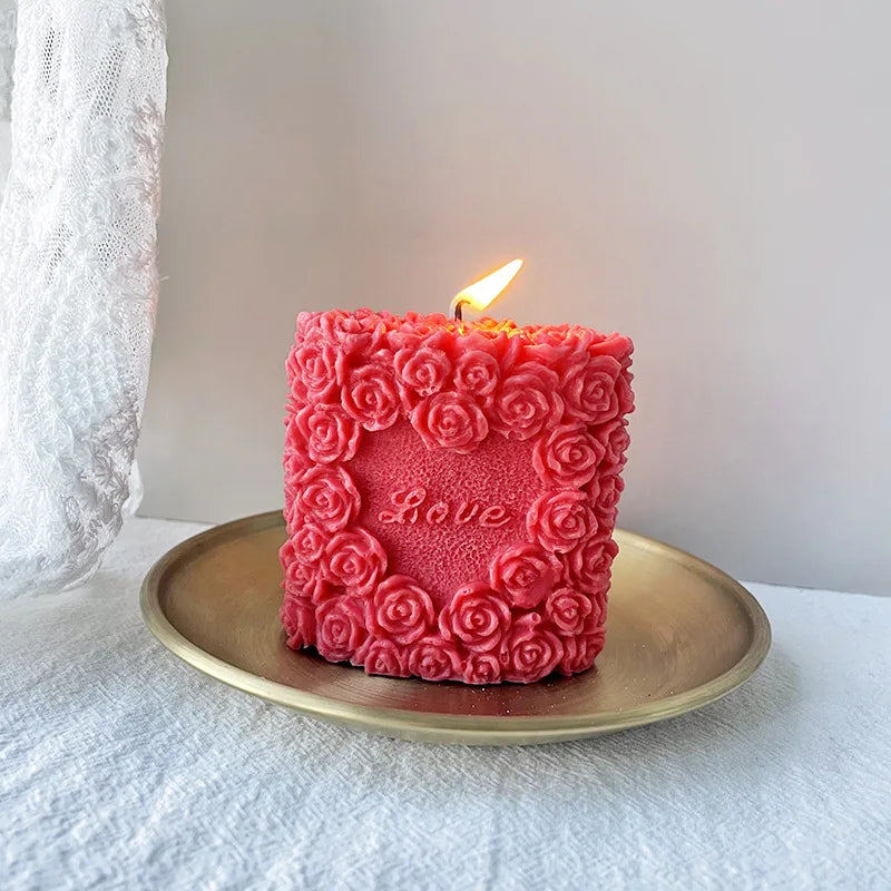Molde de Silicona para Velas 3D | DIY San Valentín y Decoración
