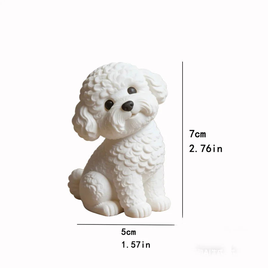 Figura Decorativa Perrito | Miniaturas para Escritorio y Hogar