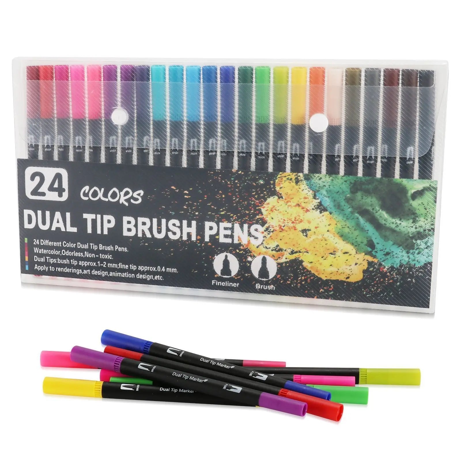 Set Rotuladores de Acuarela Doble Punta | 12 a 120 Colores
