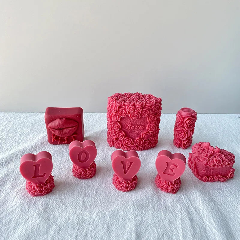 Molde de Silicona para Velas 3D | DIY San Valentín y Decoración