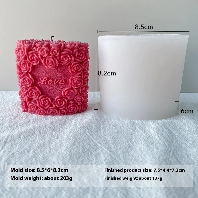 Molde de Silicona para Velas 3D | DIY San Valentín y Decoración