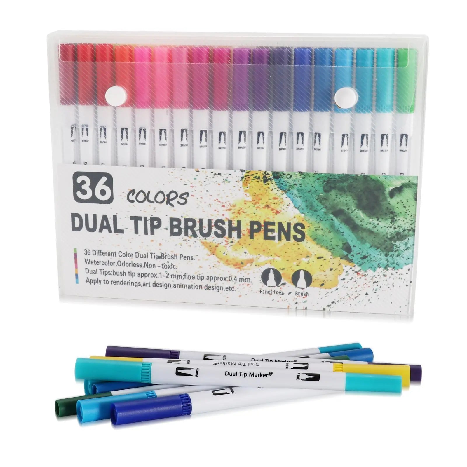 Set Rotuladores de Acuarela Doble Punta | 12 a 120 Colores