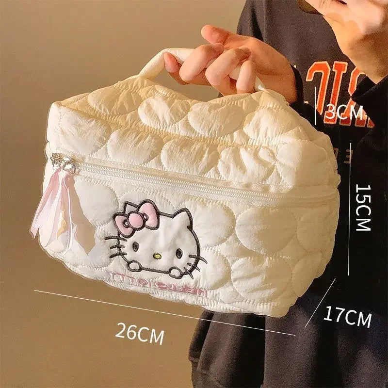 Neceser Kitty Kawaii | Bolsa Cosmética Grande para Mujer