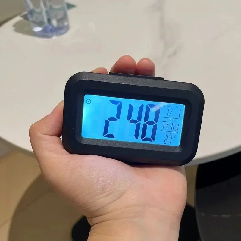 Reloj Despertador Digital LED | Calendario y Temperatura | Decoración Escritorio