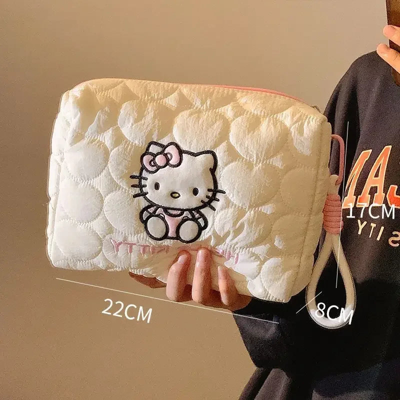 Neceser Kitty Kawaii | Bolsa Cosmética Grande para Mujer