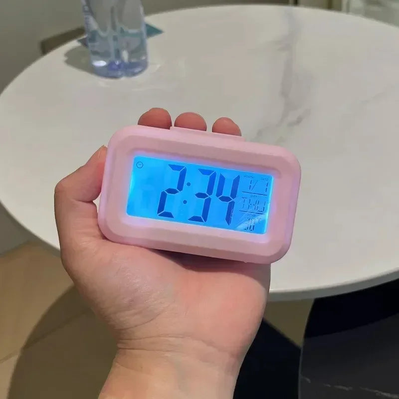 Reloj Despertador Digital LED | Calendario y Temperatura | Decoración Escritorio