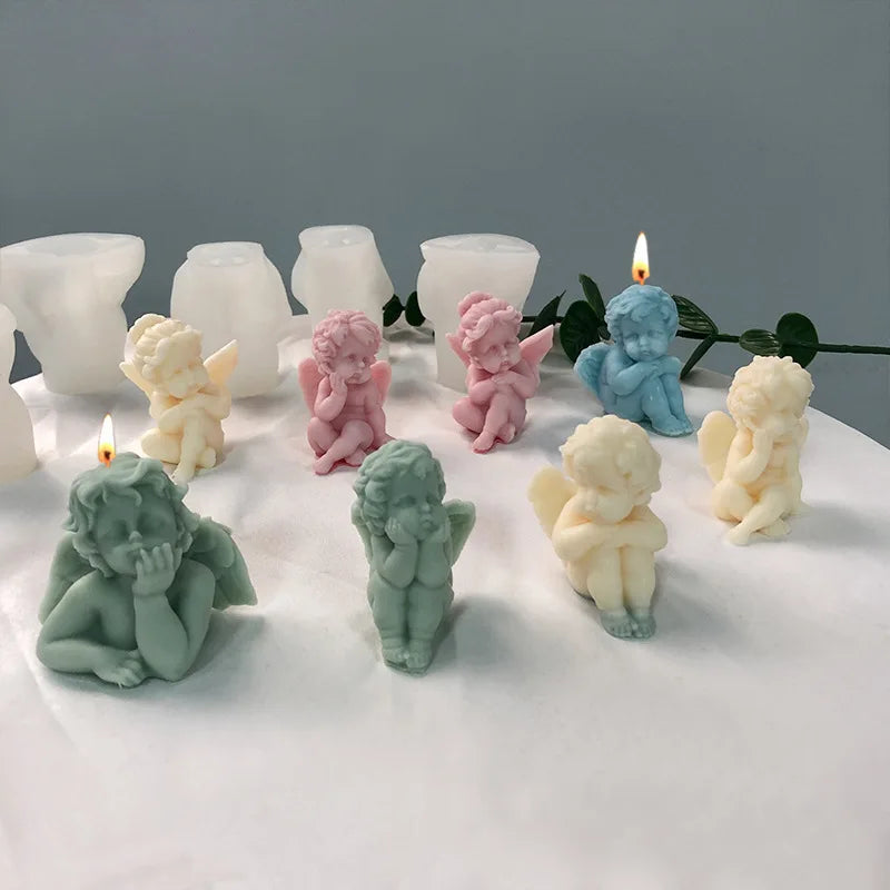 Vela Aromática Ángel Cupido | Decoración Artística para el Hogar