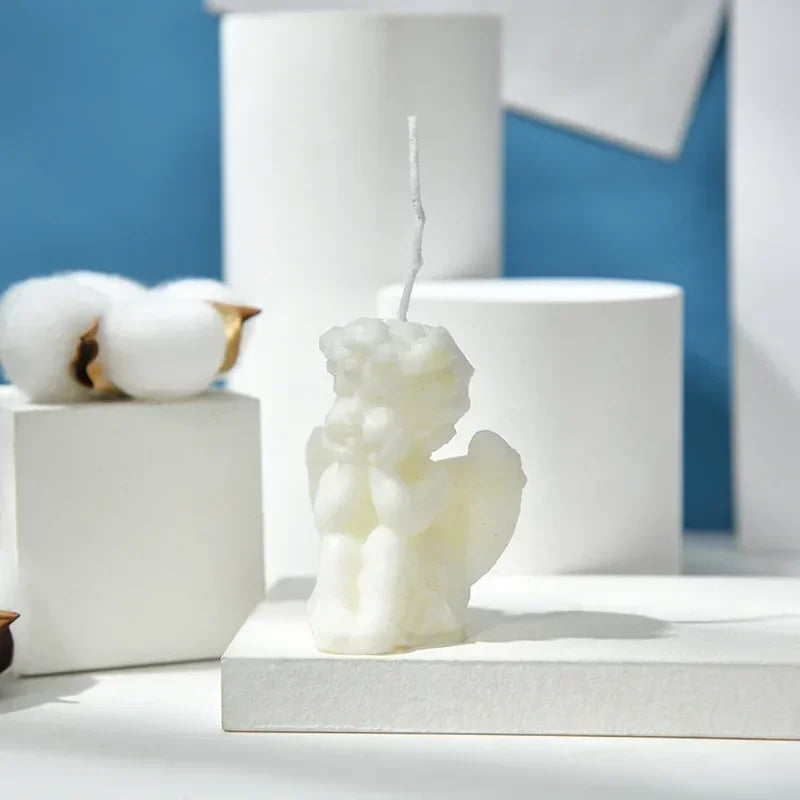 Vela Aromática Ángel Cupido | Decoración Artística para el Hogar