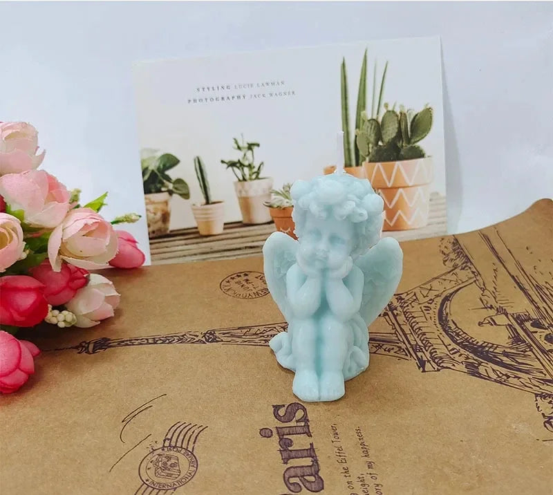 Vela Aromática Ángel Cupido | Decoración Artística para el Hogar