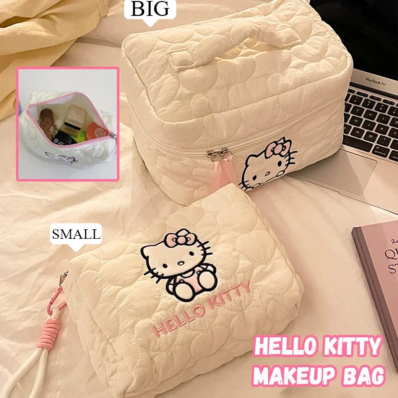 Neceser Kitty Kawaii | Bolsa Cosmética Grande para Mujer