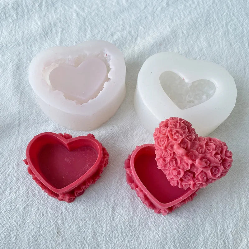 Molde de Silicona para Velas 3D | DIY San Valentín y Decoración