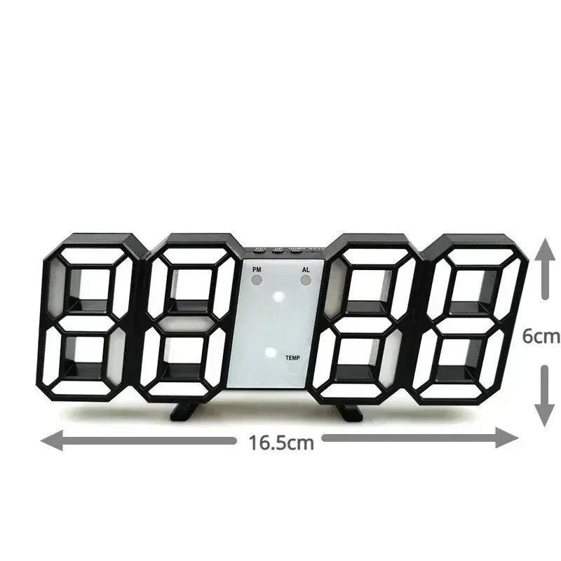Reloj de Pared Digital LED | Decoración Salón y Dormitorio